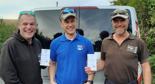 New BSAC Assistant Advanced Instructors with their certificates