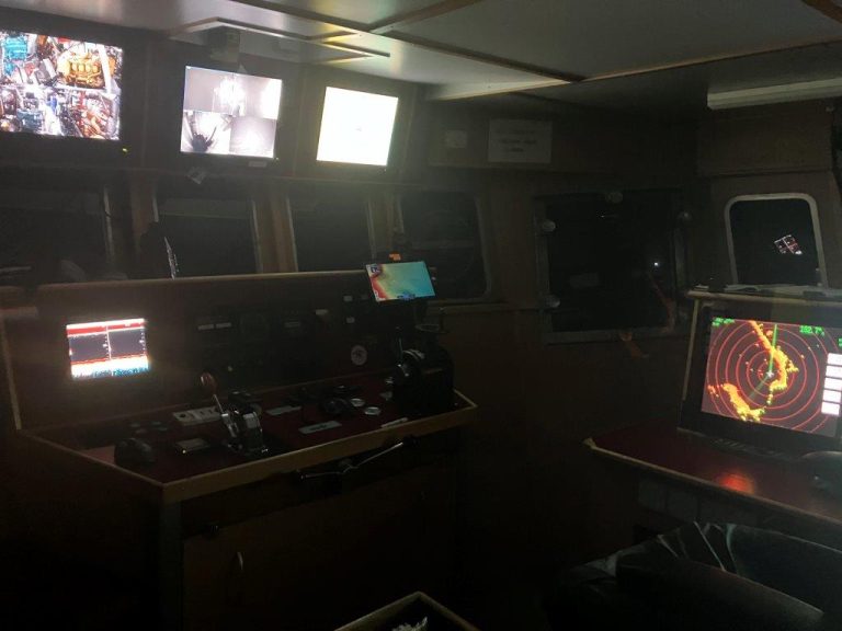 Night watch from the bridge