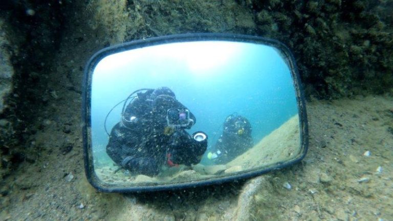 Check out dives underwater for rebreather divers